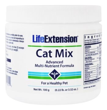 Fórmula Multi-Nutriente Avançada para Gatos - Life Extension - Cat Mix - 100 g