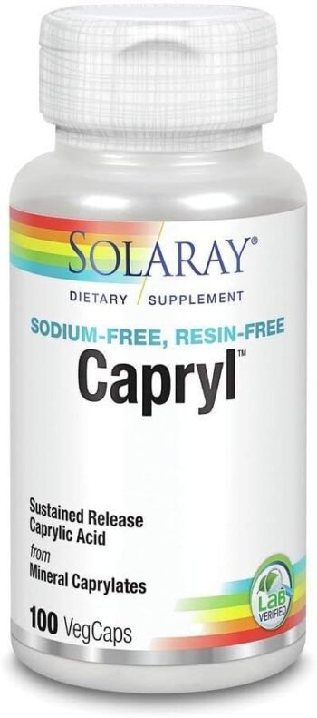 Capril, Solaray, 100 Cápsulas Vegetarianas