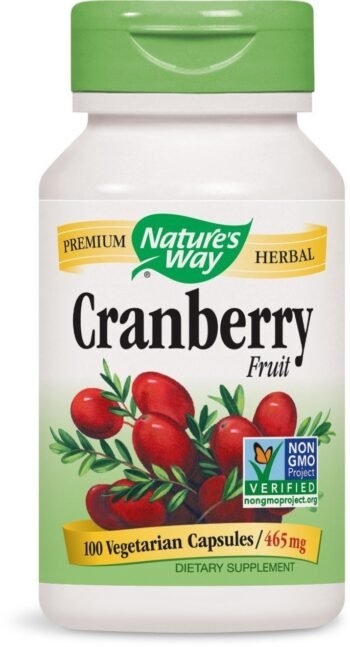 Cranberry Fruit, Nature`s Way - 465 mg - 180 Vcaps