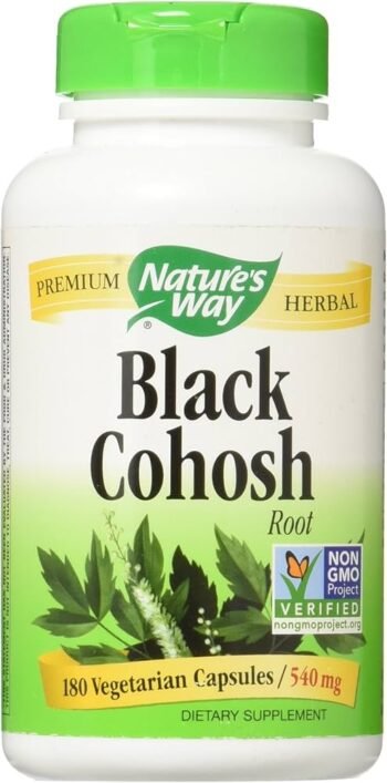 Black Cohosh - Root, Nature`s Way - 540 mg - 180 Capsules