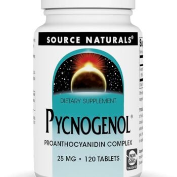 Pycnogenol - Natural Source - 25mg 120 Tablets