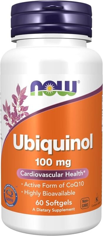 Ubiquinol, Now Foods, 100 mg, 60 Softgels