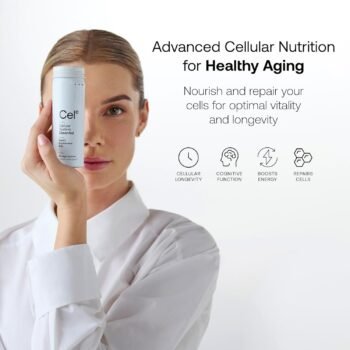 Cel Essential | Suplemento antienvelhecimento para reparação celular e longevidade saudável | Suporta energia, função cognitiva + saúde muscular | 17 vitaminas e minerais | Adequado para todas as idades - Imagem 3