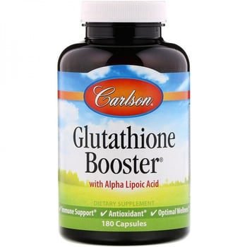 Impulsionador de Glutationa, Carlson Labs, 180 Cápsulas