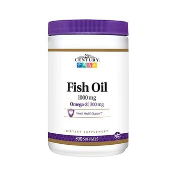 Omega-3 IMPORTADO, 21st Century, 1.000 mg, 300 Softgels