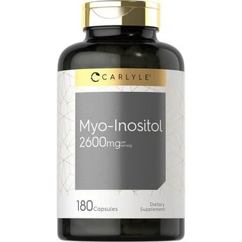 Mio-Inositol - Aminoácidos, sem OGM, sem glúten - Carlyle, 2600mg - 180 cápsulas