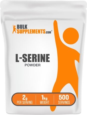 L-Serina em pó - Suplemento de serina, suplemento de aminoácidos para suporte imunológico, BulkSupplements - Imagem 2