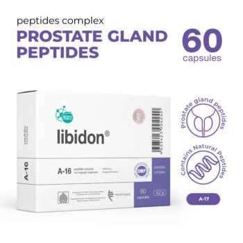 Libidon - A16 - Peptídeo biorregulador da Saúde Prostática e Função Sexual Masculina em cápsulas