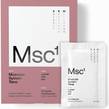 MSC¹ Tone, Suporte ao tônus ​​muscular, metabolismo da gordura | com HMB, OKG, BMB | Sem estimulantes, SRW Laboratories, 30 Sachês