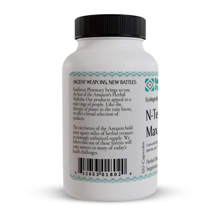 N-Tense Max, Fórmula da Dra Taylor, Rainforest Pharmacy, 120 Cápsulas - Imagem 2