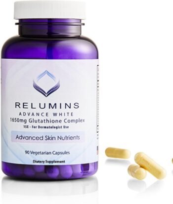 Relumins Advance White 1650mg 15x Glutathione Complex – Nova versão com ácido hialurônico para poderosos benefícios antienvelhecimento!