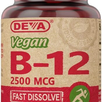Methylcobalamin B12 Vegana Sublingual - Deva 2.500mcg - 90 Tablets