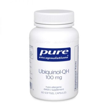 Ubiquinol-QH - Pure Encapsulations - 100 mg - 60 Capsulas Softgel