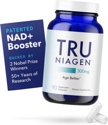 TRU NIAGEN: Suplemento Patenteado de NAD+ para Antienvelhecimento e Regeneração Celular – 300mg de Niagen - Imagem 2